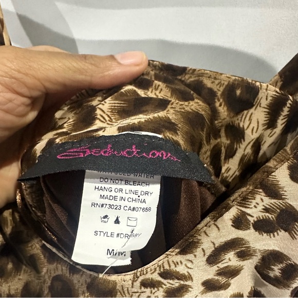 Seduction Leopard Print Mini Dress - Picture 7 of 13